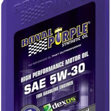Royal Purple 01530 SAE Multi-Grade Synthetic Motor Oil 5W30 Pack of 6 Quarts