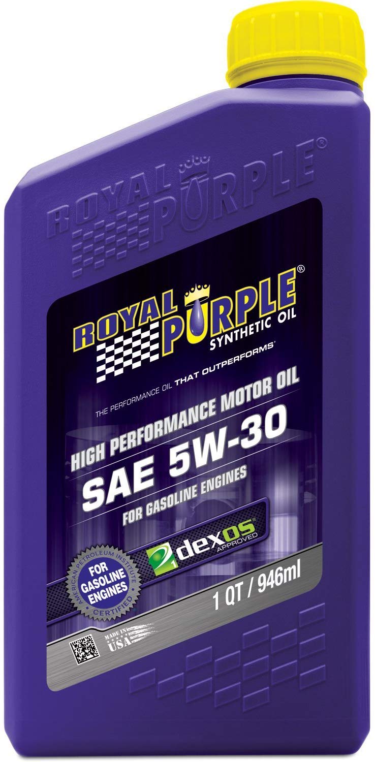 Royal Purple 01530 SAE Multi-Grade Synthetic Motor Oil 5W30 Pack of 6 Quarts