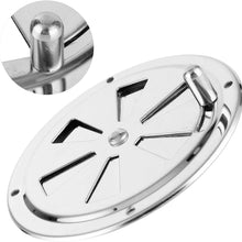 aqxreight - Stainless Steel Air Vents Louvered Grille Cover Air Outlet for Marine Ship Boat Yacht(4inch)