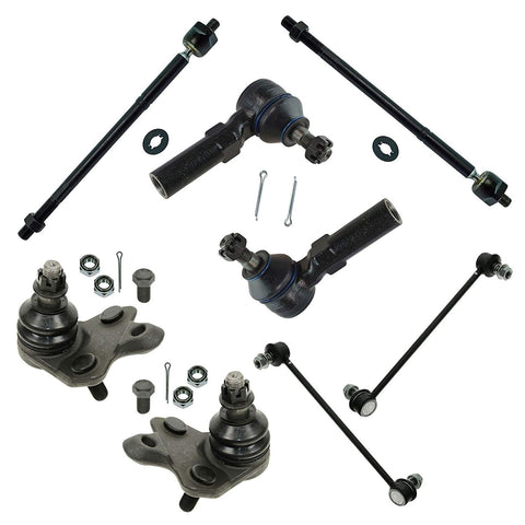 8 Piece Kit Tie Rod End Ball Joint Sway Bar Link LH RH for Corolla Matrix