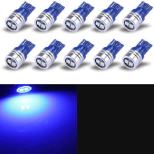 iBrightstar Extremely Bright 3030 Chipsets 168 175 194 2825 W5W T10 Wedge LED Bulbs For License Plate Interior Map Dome Trunk Lights, Blue