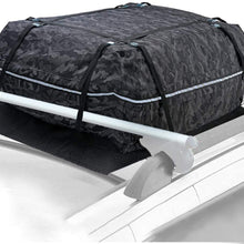 YOULERBU Car Roof Bag & Rooftop Cargo Carrier Bag, 100% Waterproof Excellent Military Quality Rooftop Car Bag - Fits All Cars