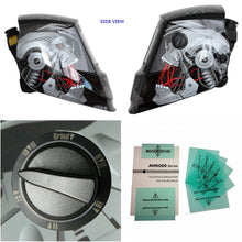 Antra AH6-660-6320 Auto Darkening Welding Helmet Large Viewing 3.86X2.50" Wide Shade Range 4/5-9/9-13 Engineered for TIG MIG/MAG MMA Plasma Grinding, Solar-Lithium Dual Power, 6+1 Extra Lens Covers