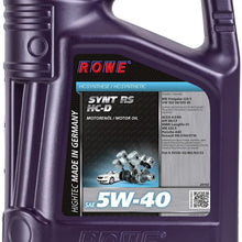 ROWE HIGHTEC SYNT RS HC-D SAE 5W-40 5 Liter Jug German Engine Oil