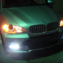 iJDMTOY 7-Inch Xenon White Universal Fit High Power COB Continuous Lighting LED Daytime Running Lights (DRL Lamps)