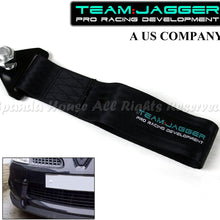 EpandaHouse Compatible with Jap Cars Only!JDM Predrilled Side Front Tow Towing Nylon Strap Bumper Grille Black