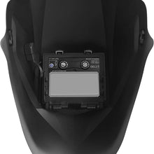 ATF Solar Powered Auto Darkening Welding Helmet Luminous and Ultra High Definition Welding Hood With Adjustable Shade Range DIN4/9-13,With +2.00 Magnifying Welding Lens.