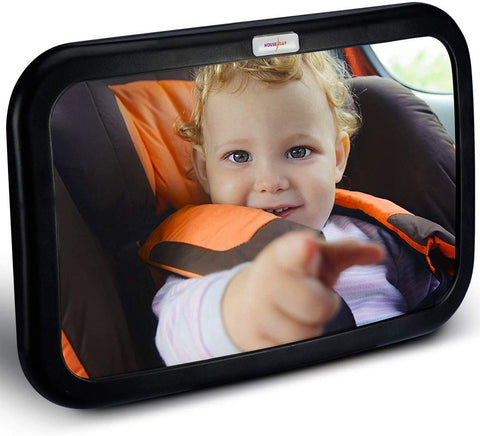HOUSEDAY Baby Car Mirror Stable Wide View Infant in Rear Facing Seat Safety Shatterproof Crash Tested Car Seat Mirror