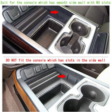 ROCCS Secret Compartment Cover Center Console Organizer Tray for 2014-2019 GMC Sierra 1500 2500HD 3500HD Denali Chevy Silverado Hidden Accessories