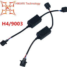 HIKARI Pair LED Conversion Kit Headlight Canbus Error Free Anti Flickering Resistor Decoder - H4/9003