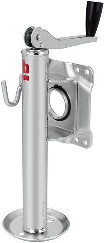 bROK Products 15936 Side Mount Top Wind Trailer Jack with Footplate - 1000 lb.