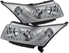 Spyder Auto (PRO-YD-CCRZ11-LTDRL-BK) Chevy Cruze Black Light Tube DRL Projector Headlight