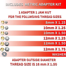 Speed Dawg Metric Thread Shift Knob Adapter Kit with 6 Sizes
