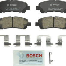 Bosch BC1325 QuietCast Premium Ceramic Disc Brake Pad Set For 2008-2013 Toyota Highlander; Rear