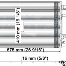 Klimoto Condenser | fits Nissan Altima 2007-2012 Maxima 2009-2013 2.5L L4 3.5L V6 | Replaces SZ3030124 4819 9531080J00 9531080J0