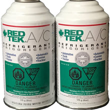 2 Cans - REDTEK A/C Refrigerant (6 Ounce Can)