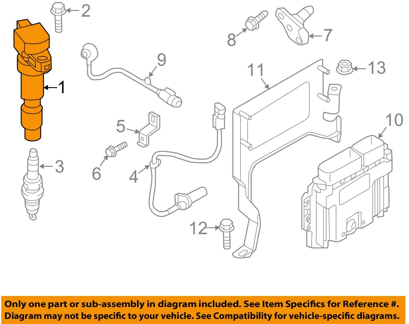 2017-2018 Kia Ignition Coil 27300-2E601