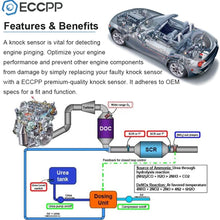 ECCPP Knock Detonation Sensor compatible with 2003-2012 Nissan Sentra 2005-2014 Nissan Frontier 2004-2009 Nissan Quest 2004-2010 Nissan Titan 2005-2010 Nissan Xterra 22060-7S000