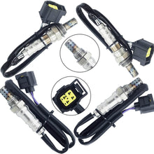 Sangyue Oxygen Sensor 02 O2 for 2007 2008 2009 Jeep Wrangler 3.8L Upstream + Downstream 4PCS