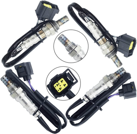 Sangyue Oxygen Sensor 02 O2 for 2007 2008 2009 Jeep Wrangler 3.8L Upstream + Downstream 4PCS