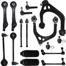 RWD Models - 16pc Kit - Front: All (6) Upper & Lower Control Arms, Ball Joints, Inner & Outer Tie Rods & boots, Sway bar for 2005-2010 Chrysler 300, Dodge Charger Challenger Magnum RWD