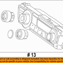Genuine Honda 79600-TT1-A41ZA Air Conditioner Control Assembly