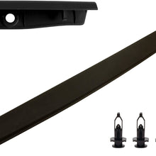 IAMAUTO 20332 Tailgate Cap Molding Protector Cover Spoiler With Retainers For 2007 2008 2009 2010 2011 2012 2013 Toyota Tundra