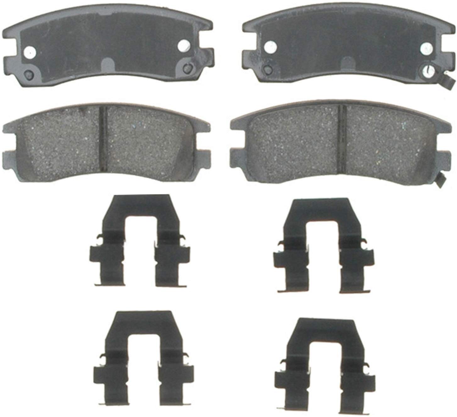 ACDelco 17D698CH Professional Ceramic Rear Disc Brake Pad Set