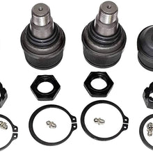 A-Team Performance Super Greasable Duty 2 x K8607T Lower Ball Joints and 2 x K80026 Upper Ball Joints Compatible with XRF Ford Excursion 4X4 F250 F350 1999-2006