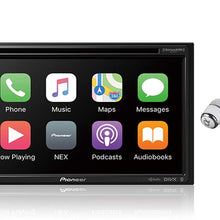 Pioneer AVH-2500NEX Built-in Android Auto and Apple CarPlay Double DIN 6.8" Touchscreen In-Dash DVD/CD Car Stereo Receiver with Built-in HD Radio, WebLink, Pandora, Spotify / Free Alphasonik Earbuds