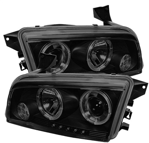 Spyder Auto 5078353 LED Halo Projector Headlights Black/Smoked