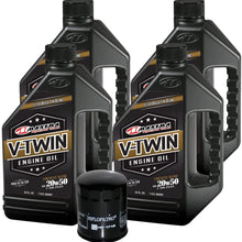 MaximaHiflofiltro VTEOCK21 Synthetic Blend Engine Oil Change Kit for Harley Davidson Twin Cam V-Twin - 4 Quart
