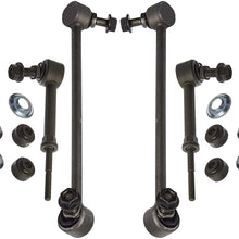 Detroit Axle - 4PC Front and Rear Stabilizer Sway Bar Links for 2010-2017 Chevrolet Chevy Equinox - [2008-2009 Equinox 3.6L - RPO Code FE2] - 2010-2017 GMC Terrain