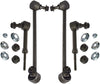 Detroit Axle - 4PC Front and Rear Stabilizer Sway Bar Links for 2010-2017 Chevrolet Chevy Equinox - [2008-2009 Equinox 3.6L - RPO Code FE2] - 2010-2017 GMC Terrain