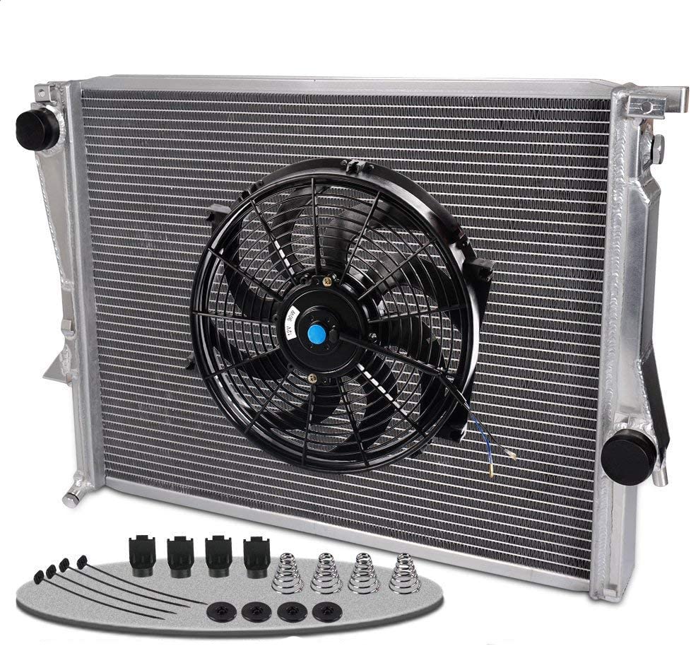 Aluminum Racing Radiator Replacement For BMW Z3 M COUPE/ROADSTER E36 3.2L L6 1998 1999 2000 2001 2002 +14