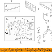 TOYOTA 65557-0C010 Rope Hook Retainer