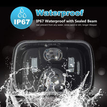 Partsam 5x7 Inch LED Headlights 7x6 Led Sealed Beam Headlamp w/High Low Beam H6054 6054 LED 110W H4 Plug H5054 6054 6052 Compatible with Jeep Wrangler YJ Cherokee XJ Toyota Pickup True DOT (Pair)