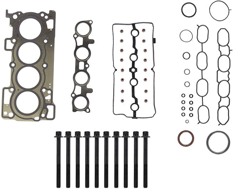 DNJ Head Gasket Set with Head Bolt Kit For 2013-2017 for Nissan Sentra 1.8L 1798cc 110cid L4 DOHC