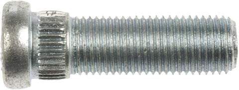 Dorman 610-327 Front M14-1.50 Serrated Wheel Stud - 16.00mm Knurl, 45.5mm Length for Select Cadillac/Chevrolet/GMC Models - Silver