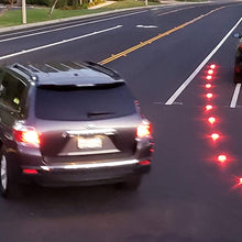 1TAC 3Pack LED Road Flare Discs with Zip Pouch 15 LED Emitters Per Disc 9 Modes of Emergency Light Magnetic Base Utility Hook Waterproof Crush Proof Shock Proof Can Be Seen Up to 5000 Feet Away