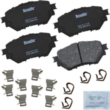 Bendix Premium Copper Free CFC1759 Premium Copper Free Ceramic Brake Pad (with Installation Hardware Front)