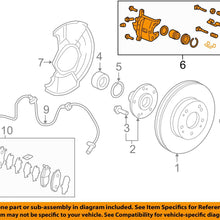 Genuine Honda 45019-T2F-A00 Left Front Caliper Sub-Assembly