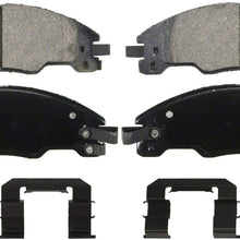 Wagner QuickStop ZD1339 Ceramic Disc Pad Set Includes Pad Installation Hardware, Front