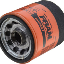 FRAM Extra Guard PH4967, 10K Mile Change Interval Spin-On Oil Filter, black