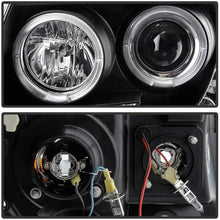 ACANII - For 2005-2011 Toyota Tacoma LED DRL Halo Ring Black Housing Projector Headlights Headlamps, Driver & Passenger