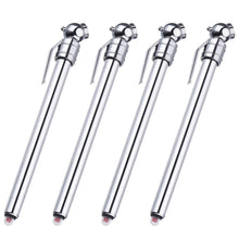 4 Pack Tire Pressure Gauges, Heavy Duty Tire Gauge for Car Truck Bicycle, Chuck Head Pencil Tire Pressure Gauge Auto Vehicle Parts for Car and Trucks Tires