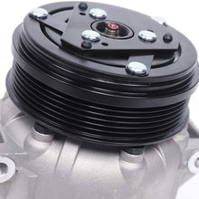 TBVECHI AC Compressor, A/C Compressor Air Conditioner Compressor CO 11027C Fit for Chevrolet Aveo Aveo5 2004 2005 2006 2007 2008 1.6L