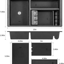 ROCCS Wireless Charger Center Console Insert Organizer Tray for GMC Sierra Yukon Chevy/Chevrolet Silverado Tahoe Suburban 2014-2018