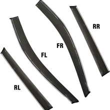 biosp Vent Visor For Nissan Rogue 2014 2015 2016 2017 2018 2019 Rain Sun Shade Window Deflectors Shield Wind Guard Side-Custom Fit 4 Pcs Set Smoke Gray