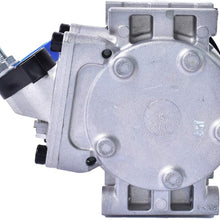 New Mando 10A1520 AC Compressor with Clutch Original Equipment (Pre-filled Oil)